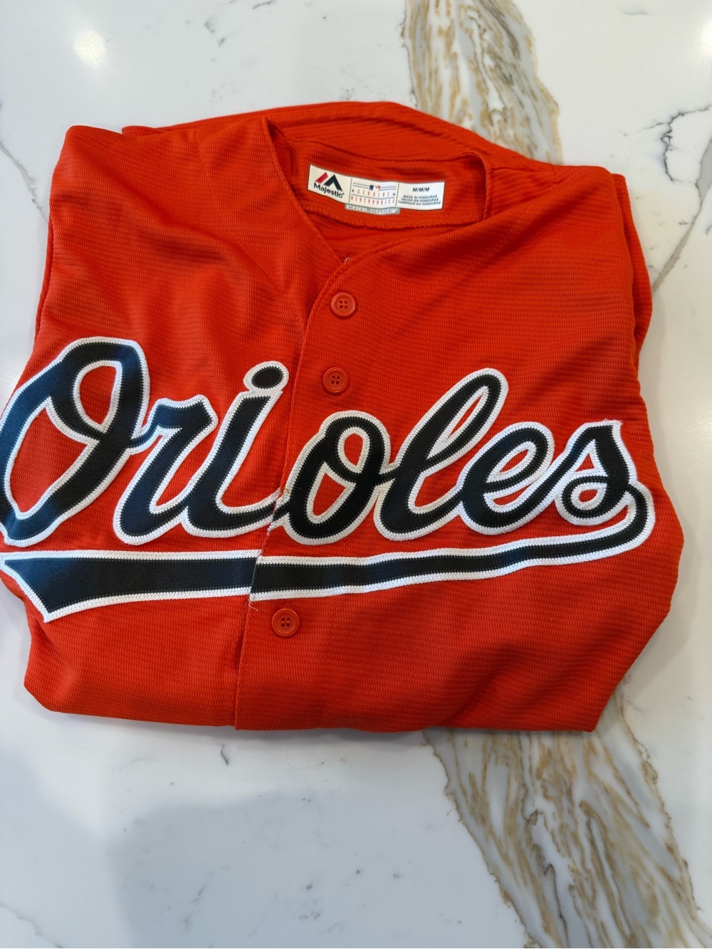 Majestic Orioles Manny Machado Button-Up Jersey